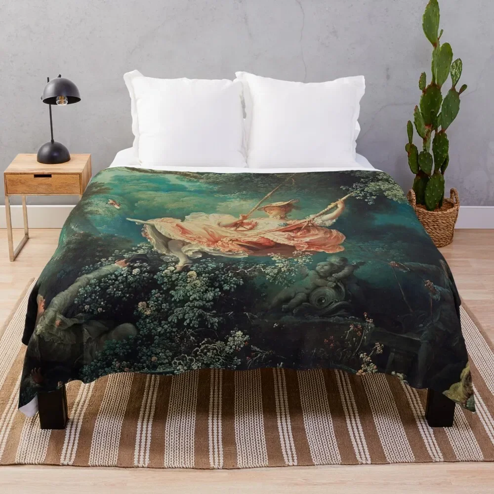 

The Swing Painting - Jean-Honoré Fragonard Throw Blanket Camping Sofa cosplay anime Blankets