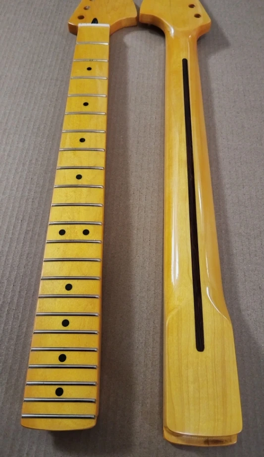 22 Frets Big Headstock Maple Electric Guitar Neck Maple Fingerboard Guitar Accessories Parts Musical Instruments