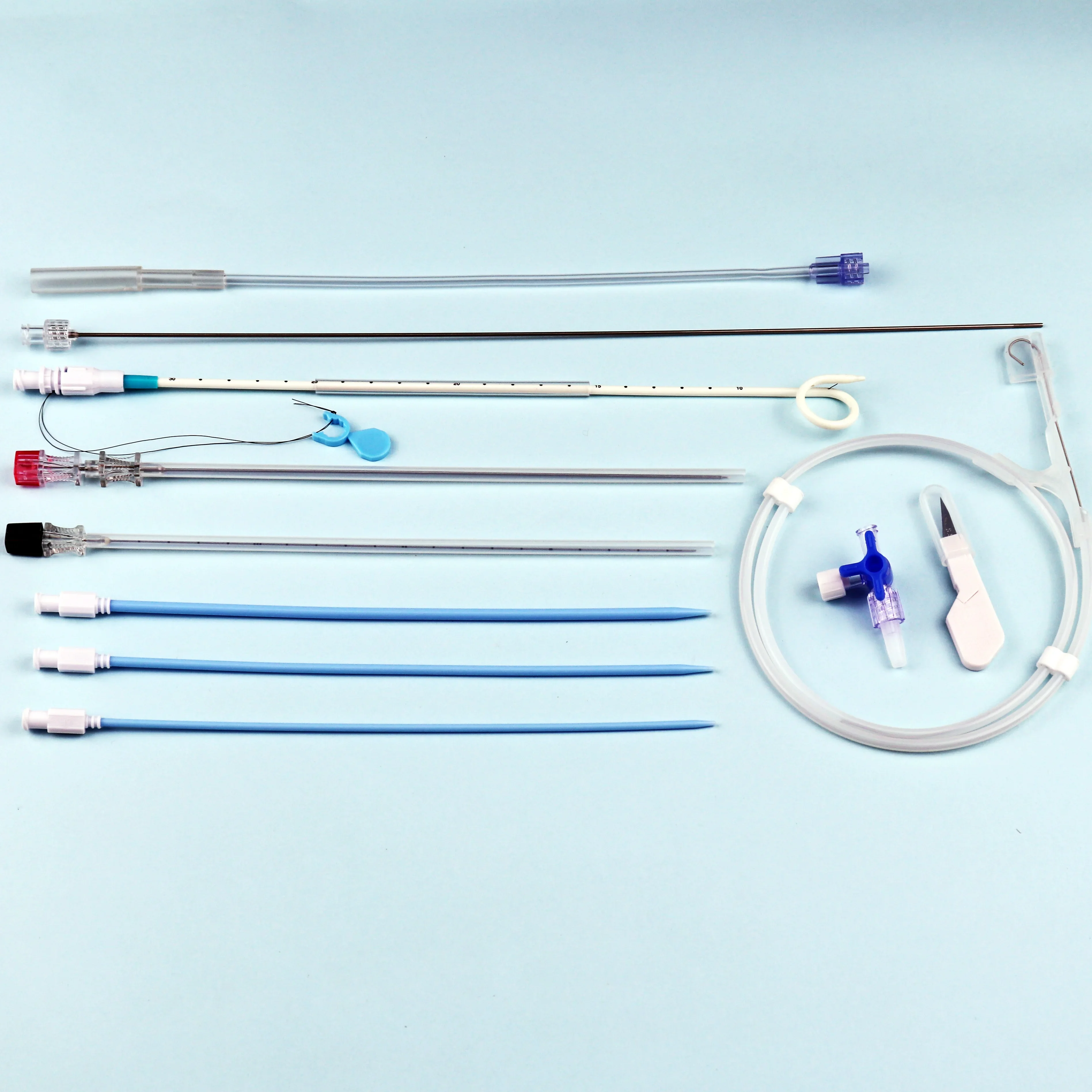 

Tianck medical disposable kidney pigtail tube set percutaneous nephrostomy drainage catheter kit