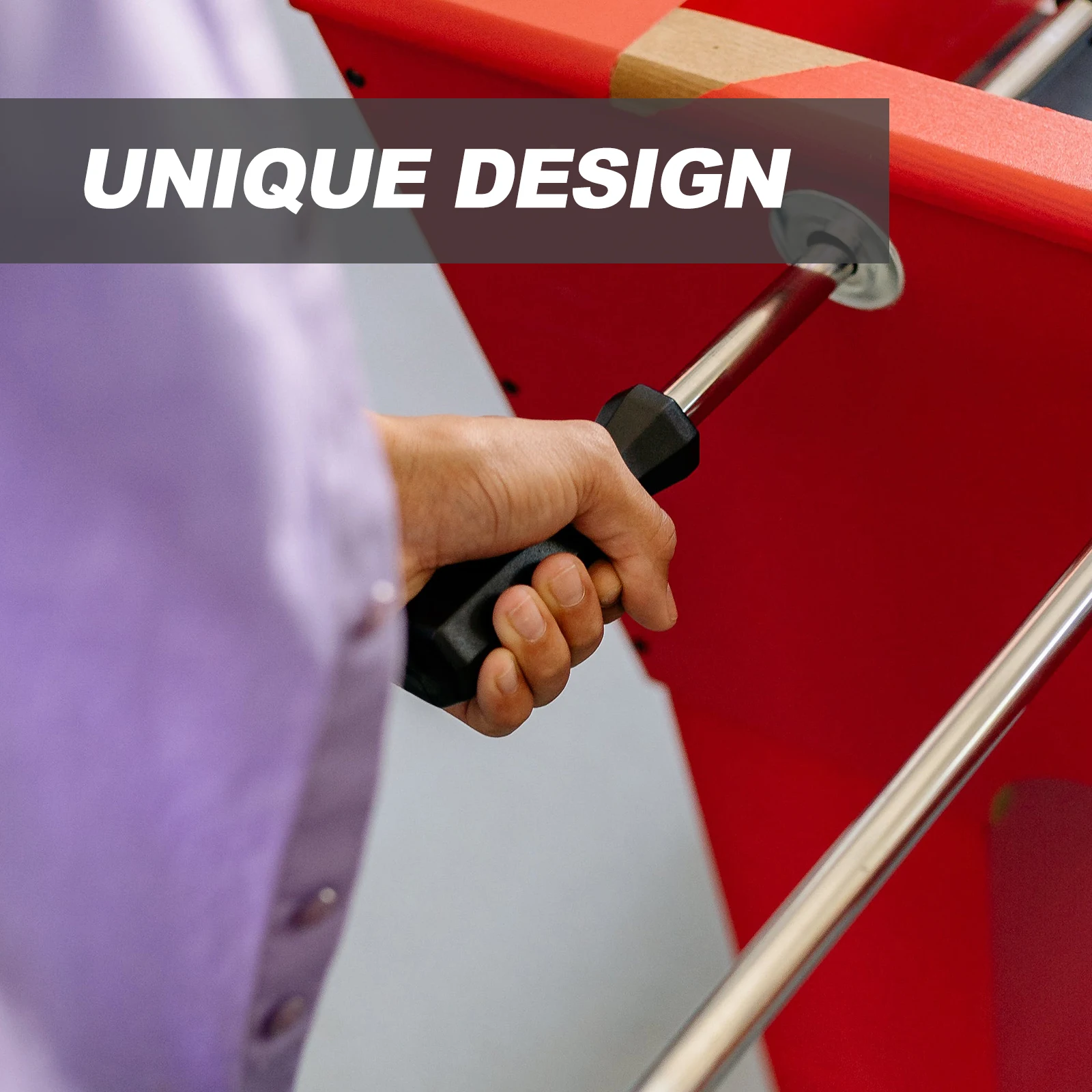 

8 Pcs Foosball Table Adult Size Football Machine Grip Handle Handles Compact Household Pvc Soccer