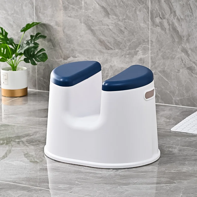 Plastic Squat Bathroom Chair Sex Squat Small Sauna Designer Stool Massage Bad Disabled Space Saving Tabouret Bathroom Furniture image 2