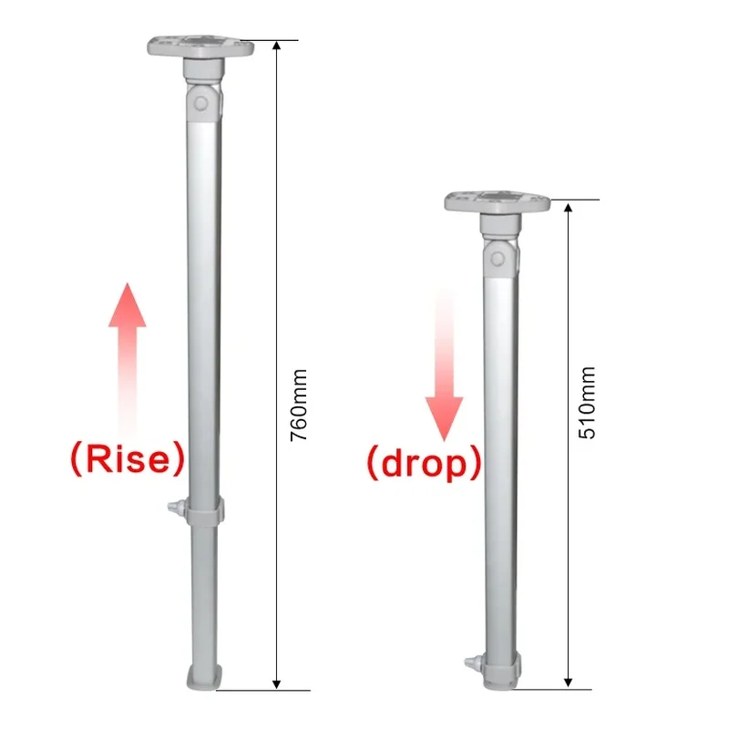 Folding Detachable RV Table Legs Aluminum Alloy Lifting Bracket for Camper