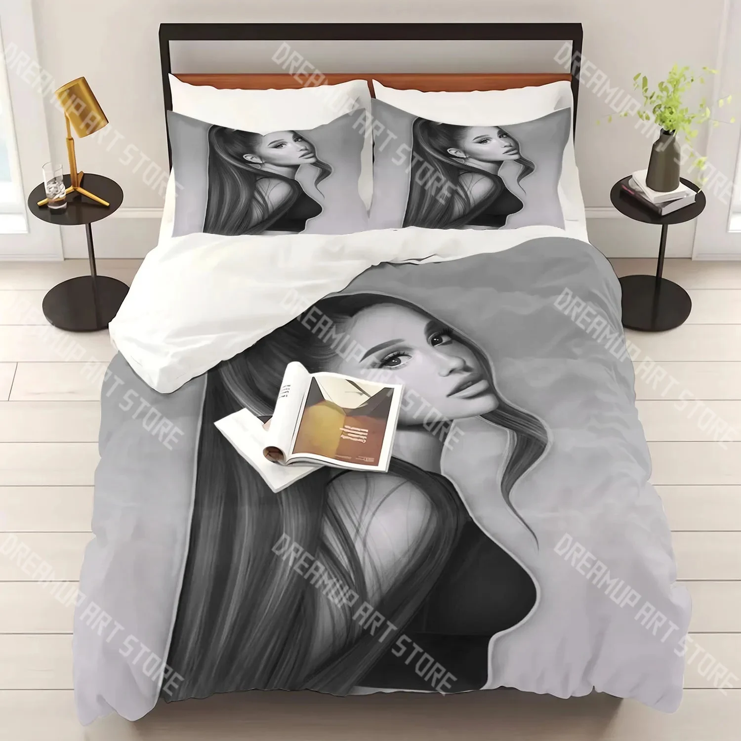 Fashion A-Ariana Singer Grande Bedding Set Single Twin Full Queen King Size Bed Set Kids Bedroom Duvetcover Sets Bed Sheet Set