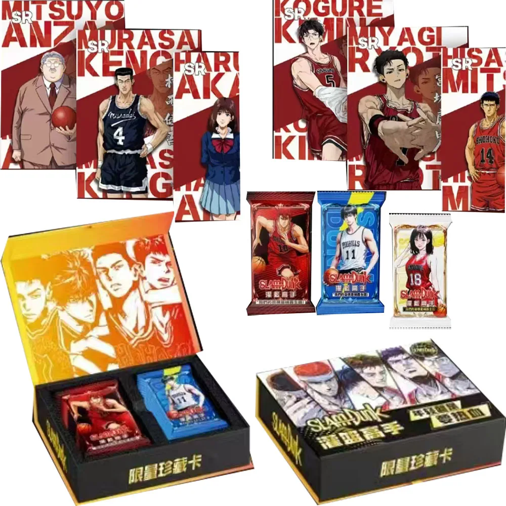 Slam Dunk Collection Basketball Figure Cards Anime TCG Rare and Limited Collection Signature Hobby Gifts Birthday gifts