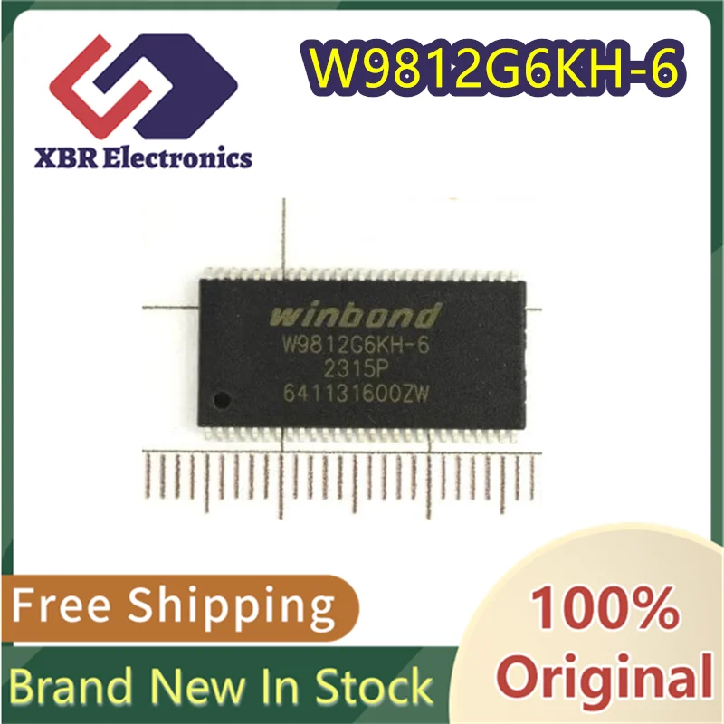 

(5/50 pieces) W9812G6KH-6 W9812G6KH W9812G6 package TSOP-54 memory chip new original authentic spot fast delivery free shipping