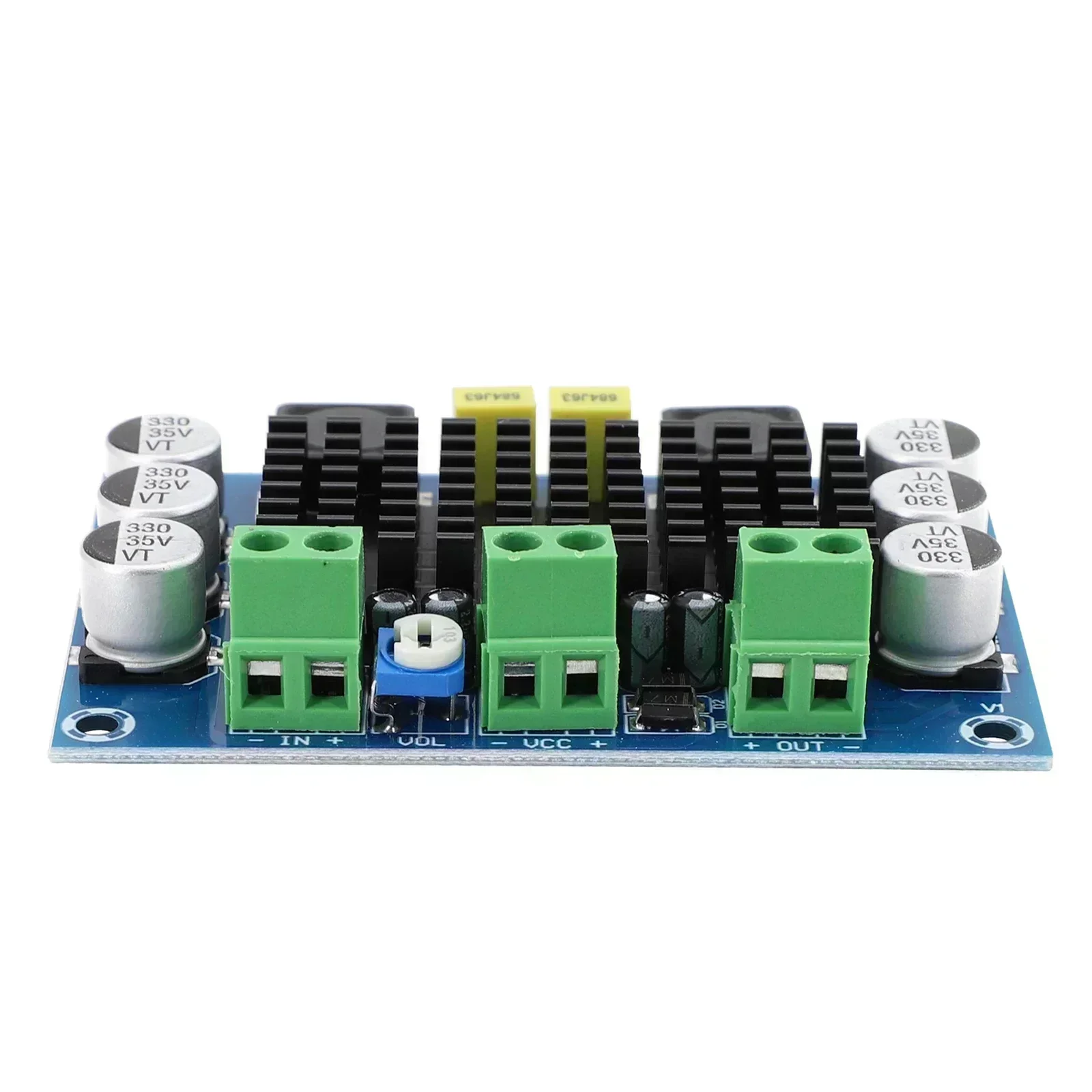 XHM542 Digital Audio Board 100W Output for TPA3116D2 with DC12 26V Low Noise Low Distortion and Overcurrent Protection