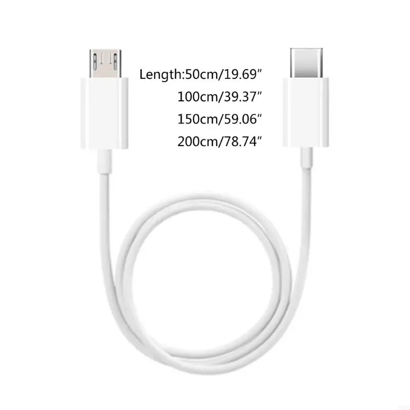 T8UC Прочный USB-кабель типа C с разъемом Micro USB для синхронизации заряда OTG для телефонов