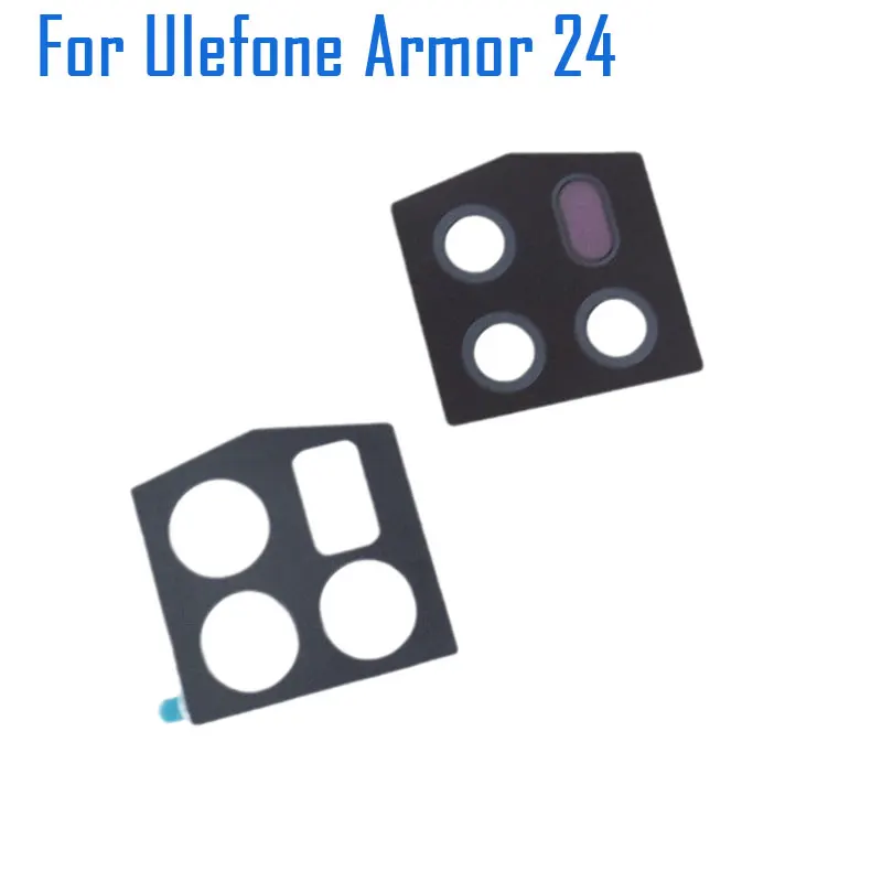 New Original Ulefone Armor 24 Rear Camera Lens Back Camera Lens Glass Cover With Foam Adhesive For Ulefone Armor 24 Smart Phone