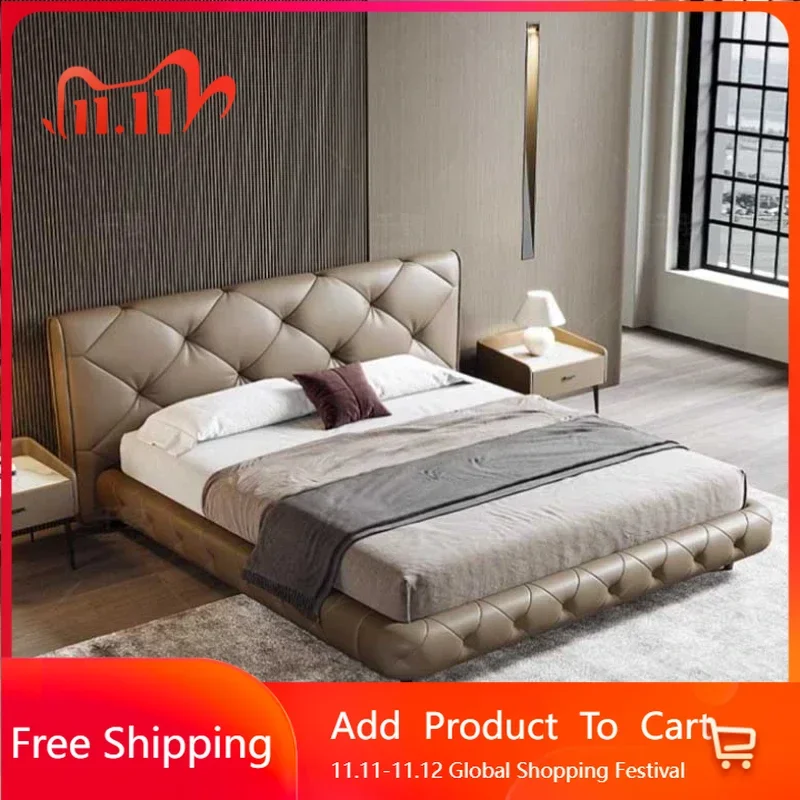 

Princess Queen Kids Double Bed Frame Wood High End King Size Frame Double Bed Girl Aesthetic Modern Beliche Unique Furniture