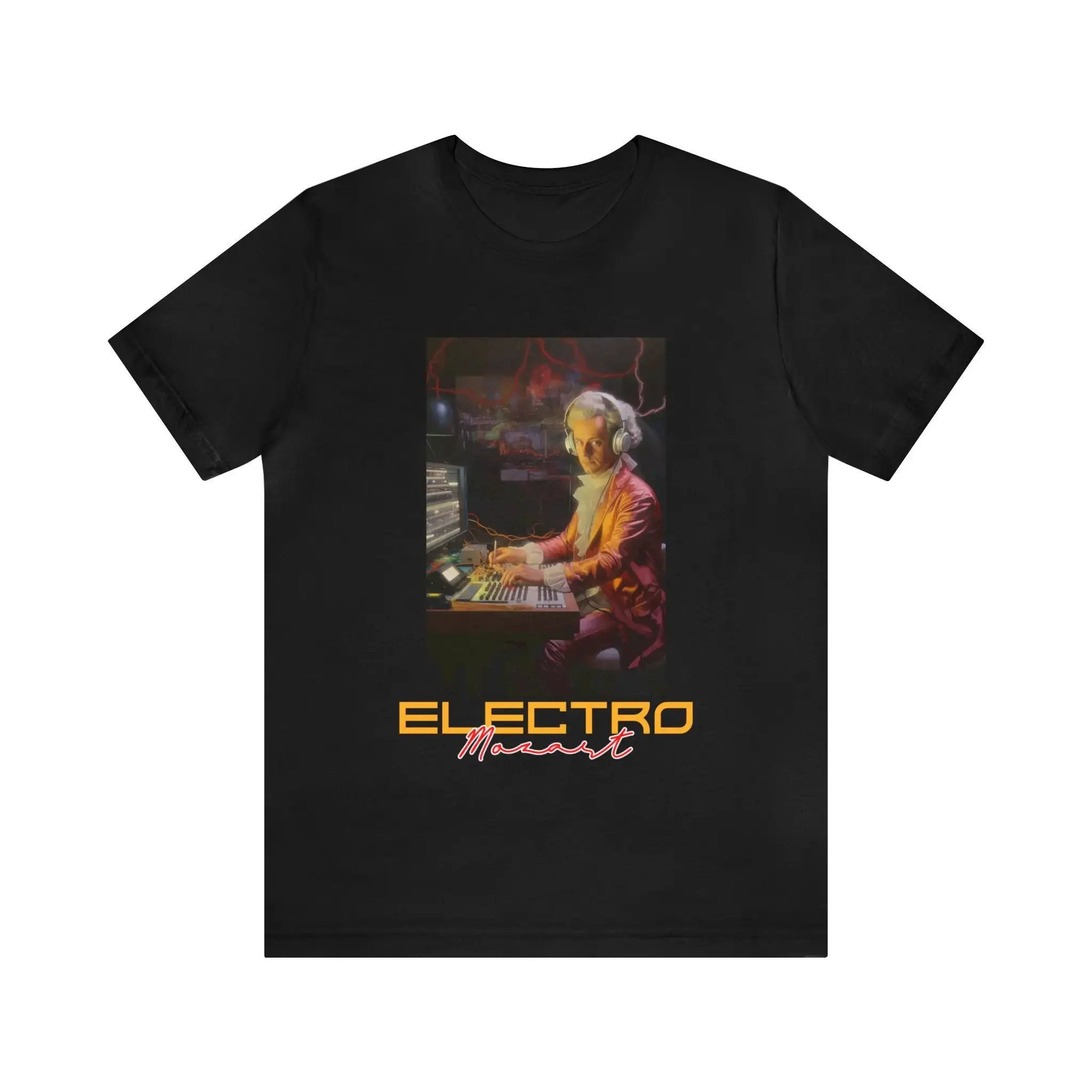 Electro Mozart Jersey  T Shirt Classical artist Father s day gift