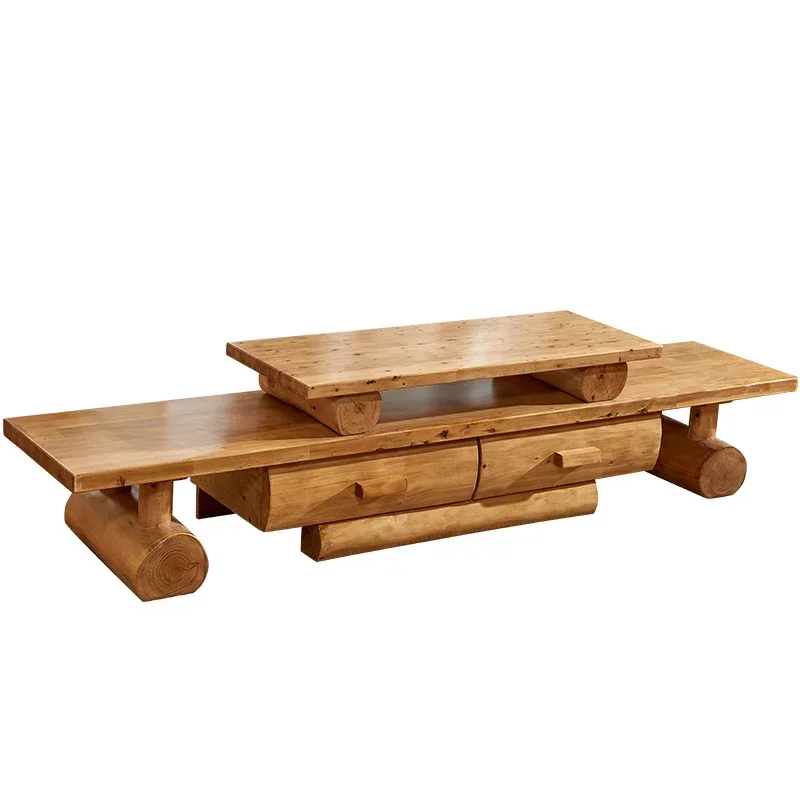 

Modern Simple TV Cabinet 2 M Pure Solid Wood Floor Bed & Breakfast Furniture Customization