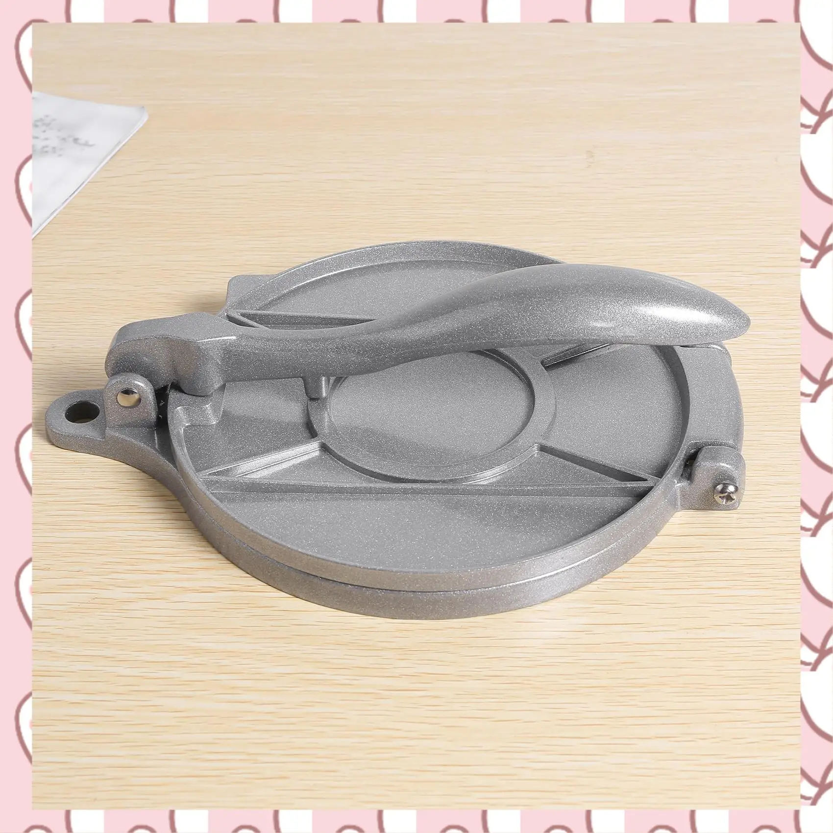 

HHTL 8 Inch Aluminum Tortilla Press. Tortilla Maker, Flour Tortilla Press, Rotis Press, Dough Press