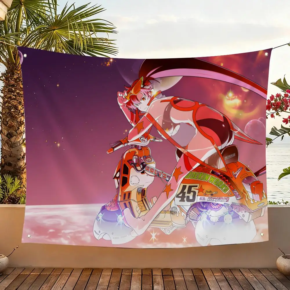 Flags Home Yard & Garden Decor Banner - Indoor Outdoor Wall Hanging Flag T-Tengen Toppa Gurren LagannS