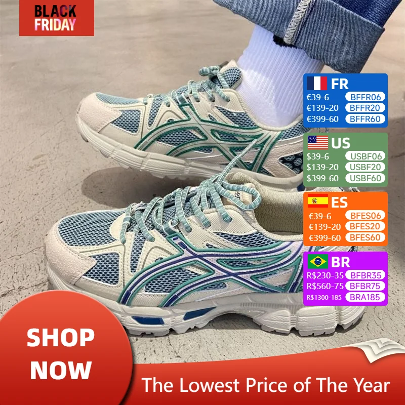 Retro Running Shoes Casual Sneakers Mesh Breathable Sport Shoes for Men Tenis Lightweight Walking Sneakers Non-Slip