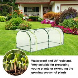 Portable Home Tunnel Greenhouse Mobile Mini Greenhouse Ventilated Without Frame Cold Greenhouse Insulation Cover Plant