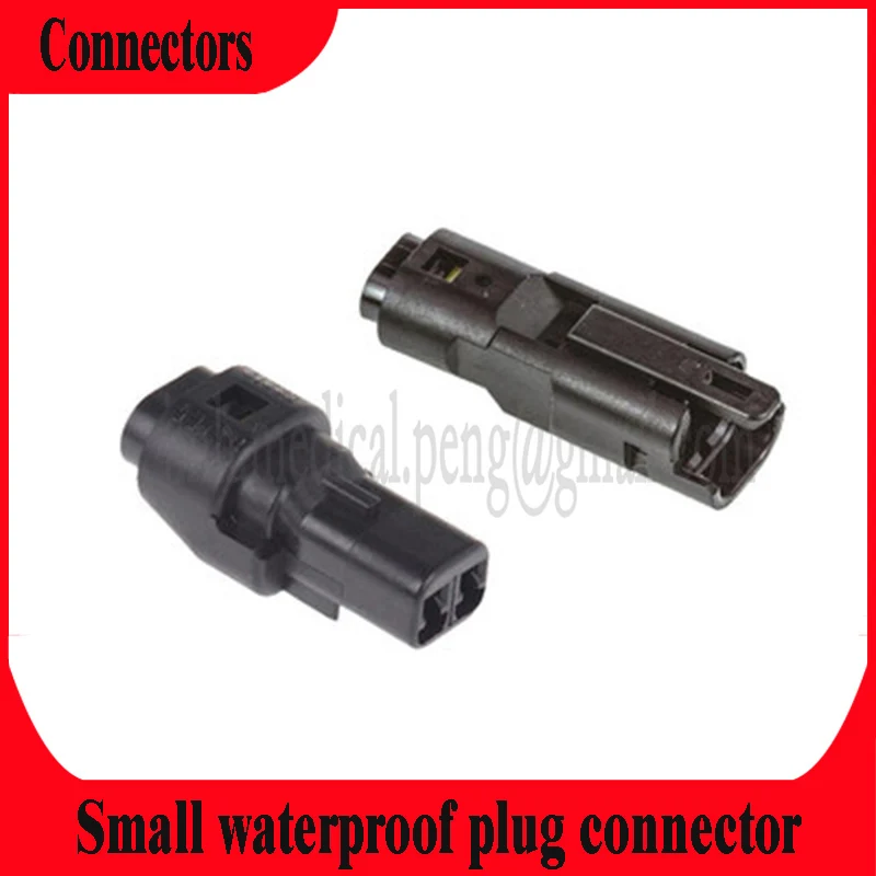 Connector Waterproof Class 1P67 Plug Miniature connector 2P 2.5mm Male and Female socket Glass filled PBT plastic