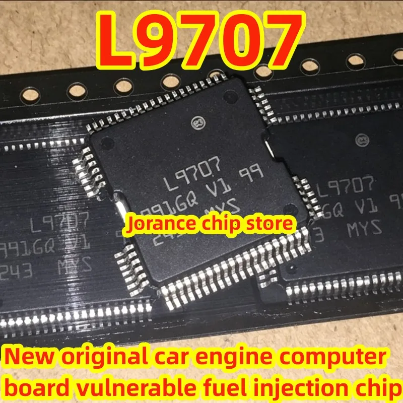 L9707 HQFP64 new original car engine computer board vulnerable fuel injection chip