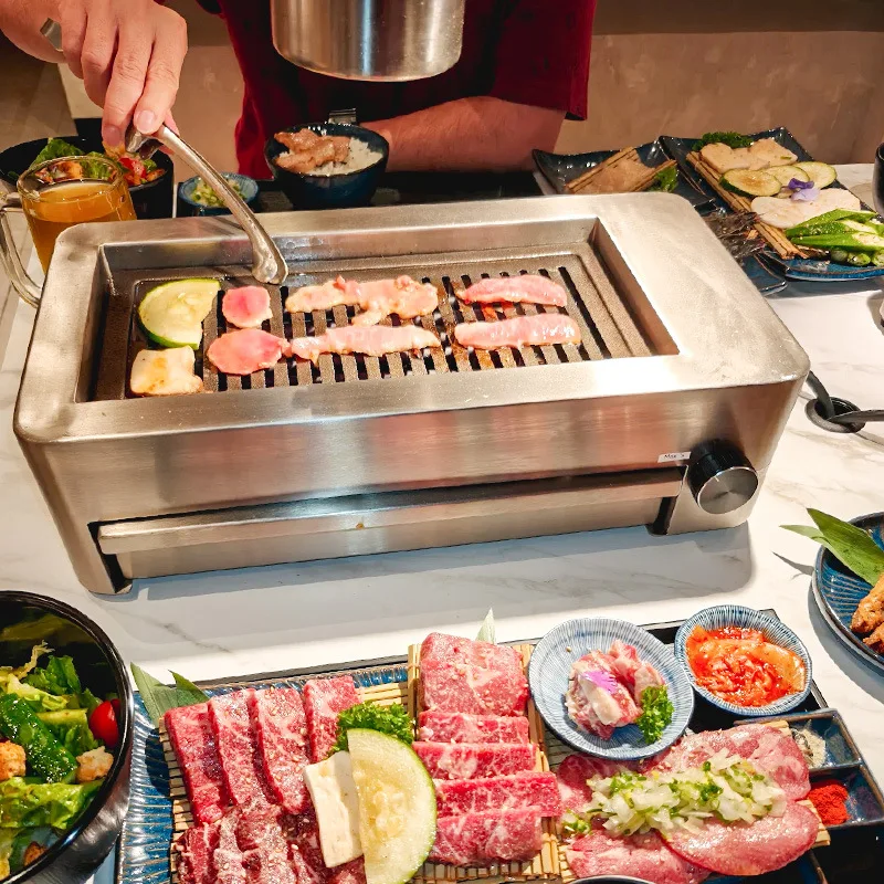 Japanese-style meat grill  Japanese countertop grill S-8SH premium alternative barbecue grill