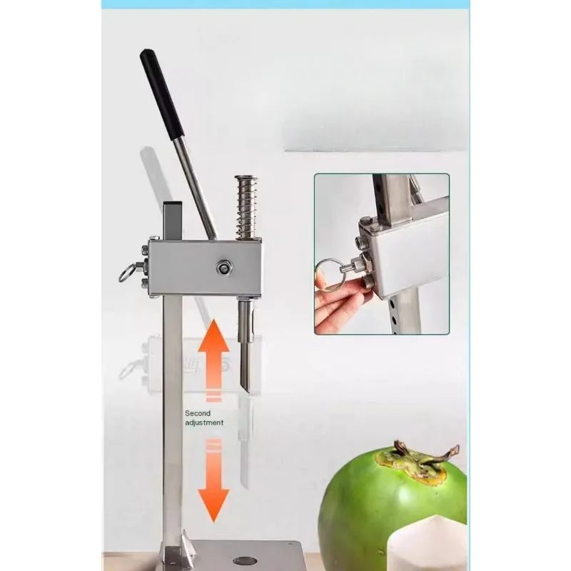 Manual Coconut Shell Opener Young Coconut Hole Opening Tool Coco Water Punch Tap Drill Old Coconut Hole Puncher