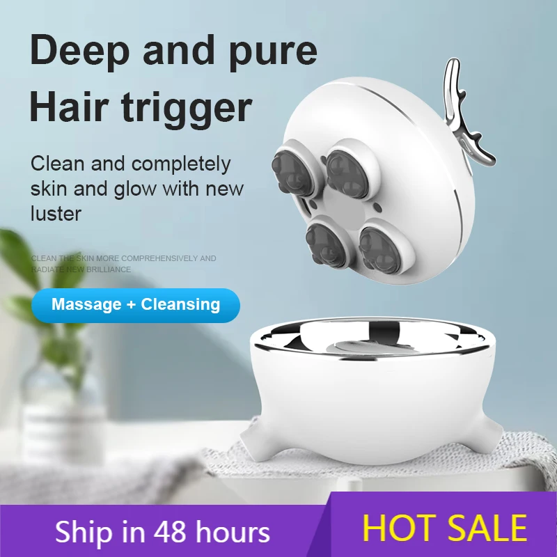 

YTYIN BC Manufacturer Export Model Waterproof Electric Facial Cleanse Brush Deeping Cleaning Wireless Face Cleansing Brush