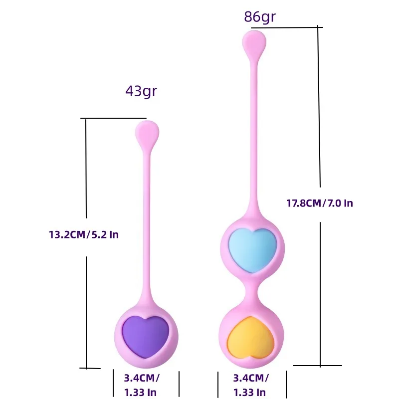 79gr weight  Vaginal kegel balls, silicone smart love ball for vaginal tightening kegel exerciser geisha ben wa balls for women