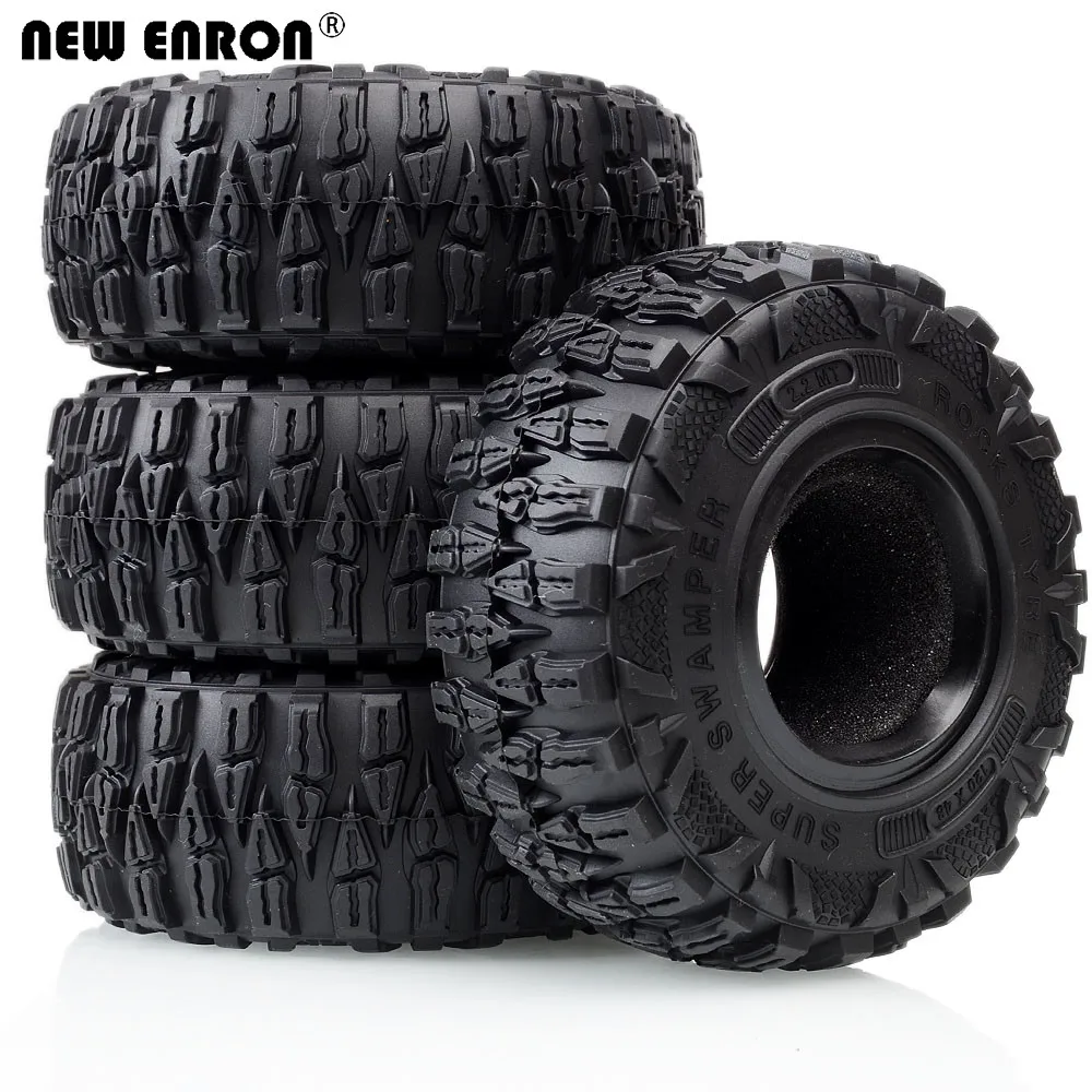 

Super Swamper Rocks Tyre Tires 2.2 INCH 120MM For RC 1/10 SCX10 90046 90047 D90 CC01 TRX4 YETI TRX-4 KM2 RR10 Wraith