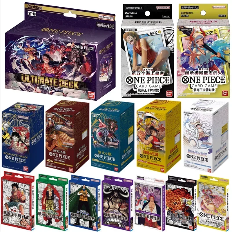 2023 Bandai Original One Piece OP01-05 Anime STC01-10 Card Strategy Kingdom Supplement Pack OPCG Card Battle Game Top War Poker