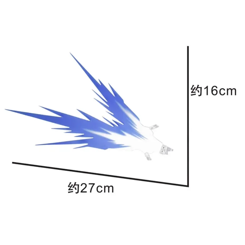 Bandai Gundam Model Light of Wing Effect Craft Durable 1:100 Wing of Light Option Set for 1/100 Strike Freedom Hobby Model DIY