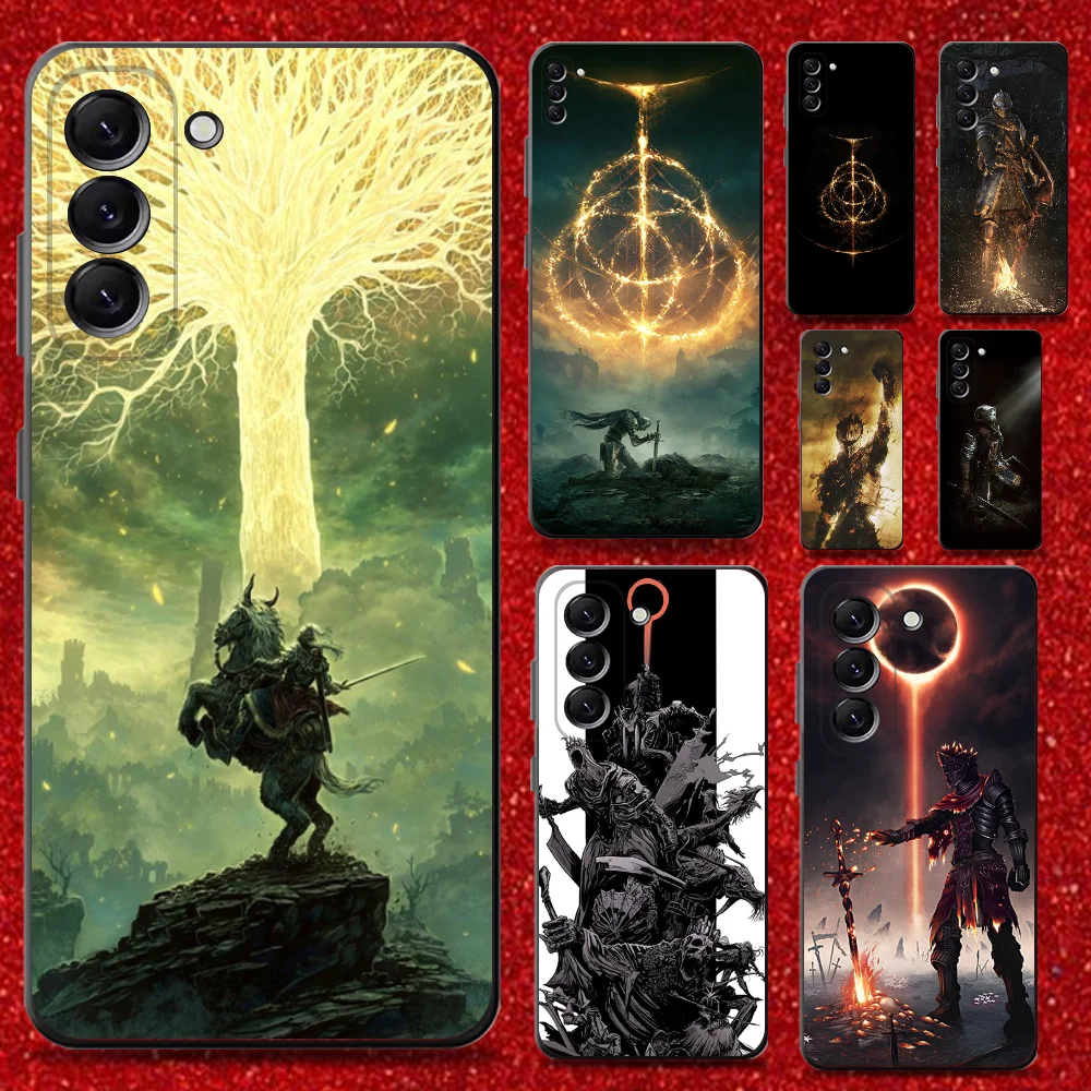 

Game D-Dark-S Souls Phone Case For Samsung Galaxy A13,A21s,A22,A31,A32,A52,A53,A71,A80,Soft Black Shell