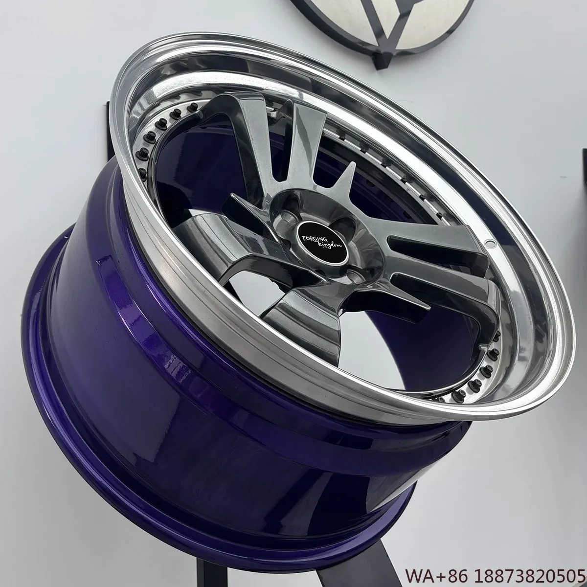 3-Piece Forged Aluminum Matte Black New Lightweight 40mm Performance Wheel 20-24 Inch Multi-PCD 5x112/114.3/120/130