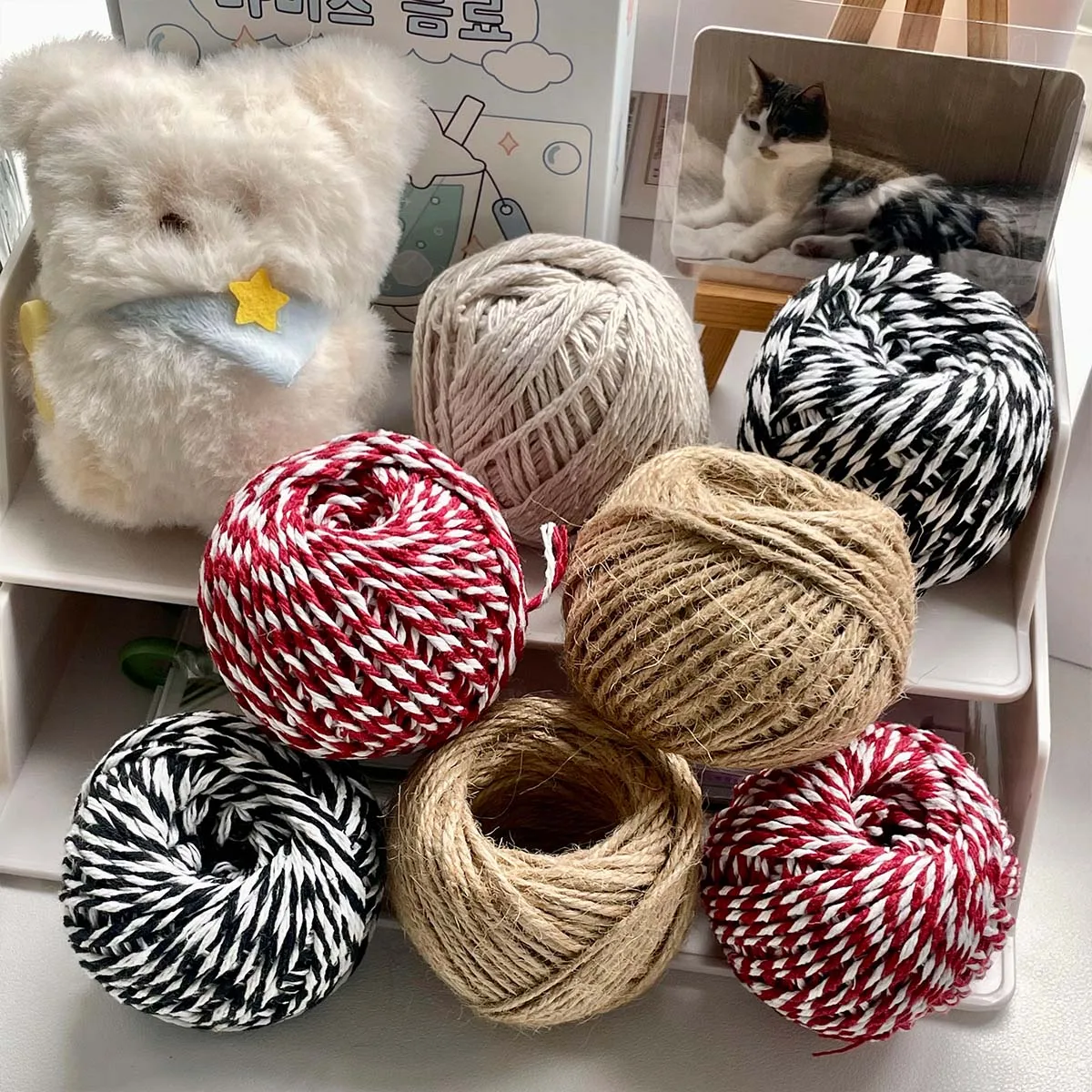 Рисунок 6 - 50 м двухцветная хлопковая пеньковая