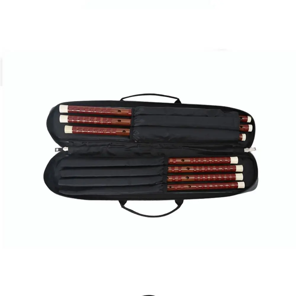 Leinwand Bambus Flöte Lagerung Schulter Tasche Schützende Wasserdichte Flöte Fall Verdickung Große Kapazität Piccolo Tasche