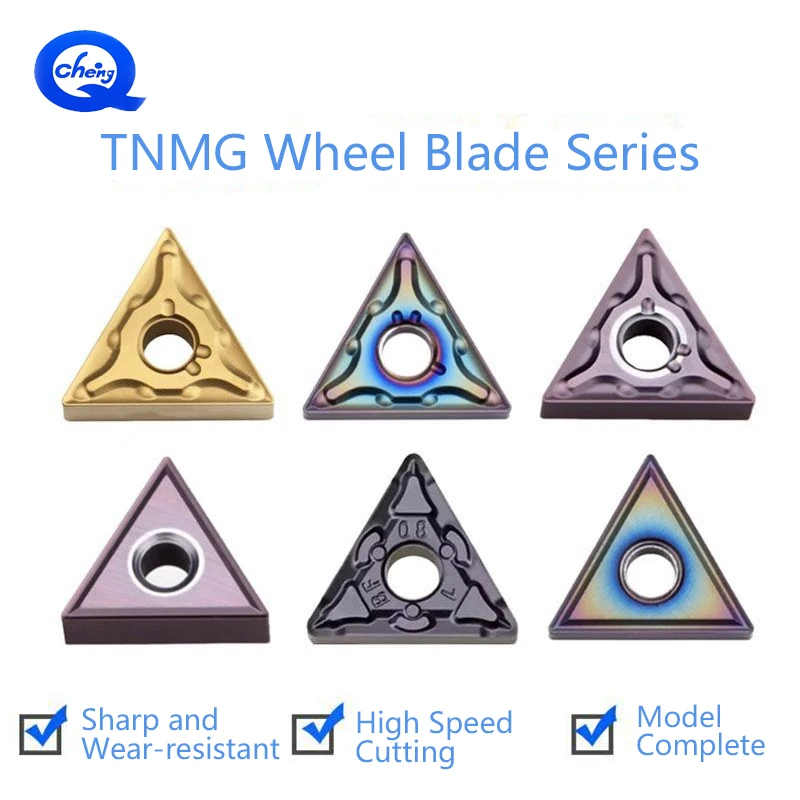 

10Pcs/Box TNMG160404 TNMG160408-MA Triangular External CNC Turning Inserts For Stainless Steel And High Hardness Steel Machining