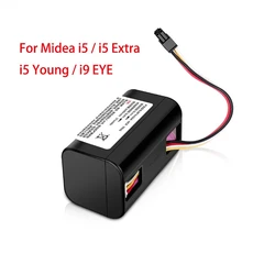 Nowa bateria do Midea i5c,i5,i5 Extra,i5 Young,i9 EYE i9EYE, czyścik i50Pro 14.4V 14.8V 2600mAh li-ion 18650