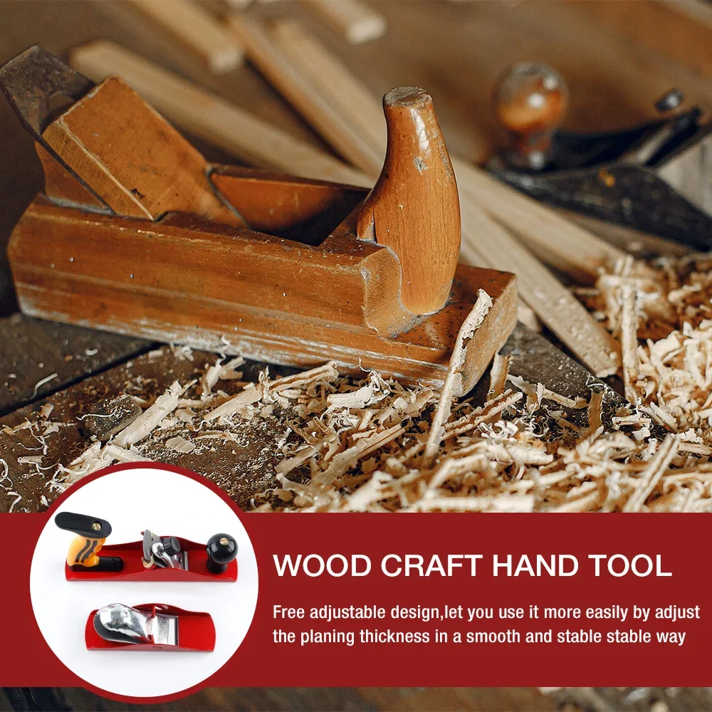 

2PCS Wood Hand Planer Set Carpenter Specific Tools for Trimming Plane Detachable Woodworking Deburring Planer DIY Model Making