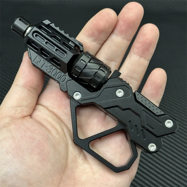 QT-3000 銃型 フィジェットトイ　ブラック QT-3000 銃型 金属製 フィジェットトイ ブラック｜Yahoo!フリマ