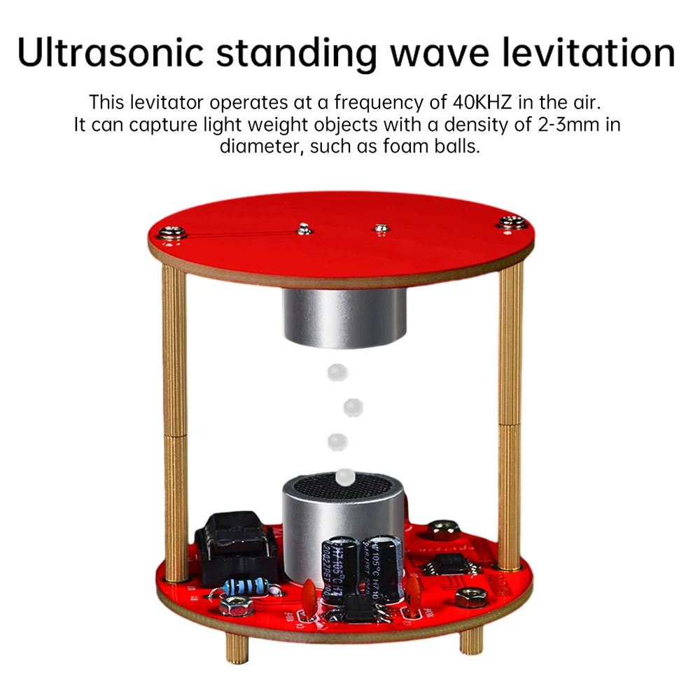 DC9 ~ 12V ultradźwiękowy projekt lutowania elektroniczny zestaw do majsterkowania 40KHZ Mini akustyczny lewitator praktyczny montaż lutu