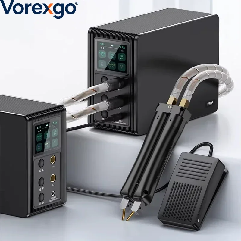 New P60F-29.2KW Spot Welder Handheld Compact Household 18650 Lithium  Nickel Plate Welding 15A Fast Charging