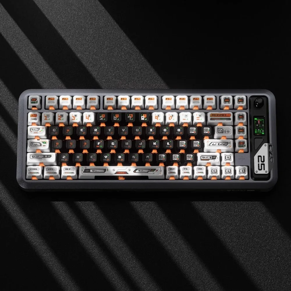 PIIFOX Ghost Hacker Keycaps Customized Mechanical  Keycaps Thermal Sublimation PBT Material 125 Keys Light Transmission Goodlook