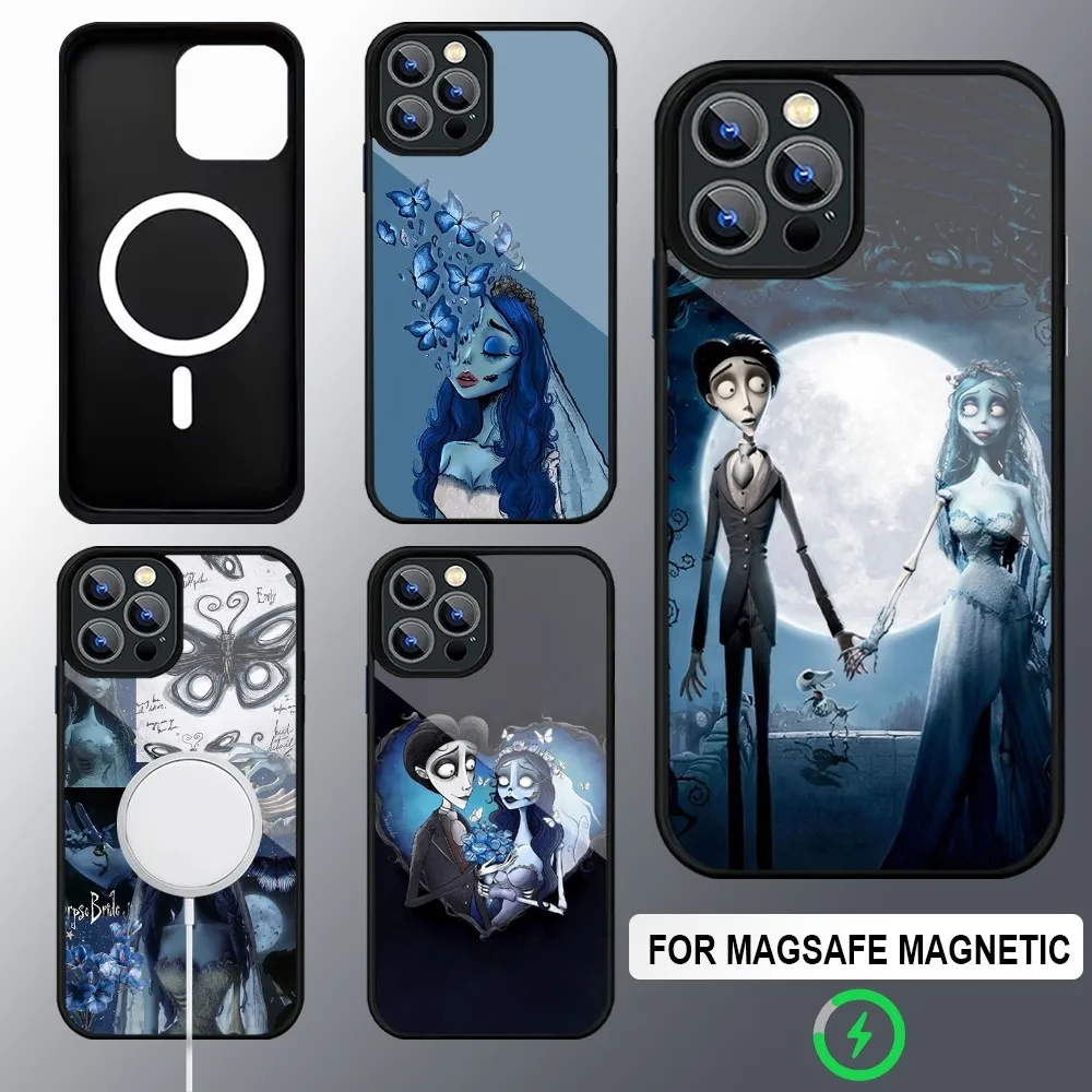 The C-Corpse B-Bride MoVIE Phone Case Magsafe Wireless Charging Cases For IPhone 16 15 13 12 11 14 Pro Max Mini 8 Plus XS X XR