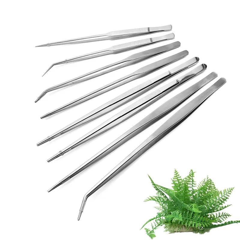 Aquarium Scissor Tweezer Tools Fish Tank Plants Wave Scissors Grass Stainless Cleaning Tools Storage Holder Aquarium Accessories