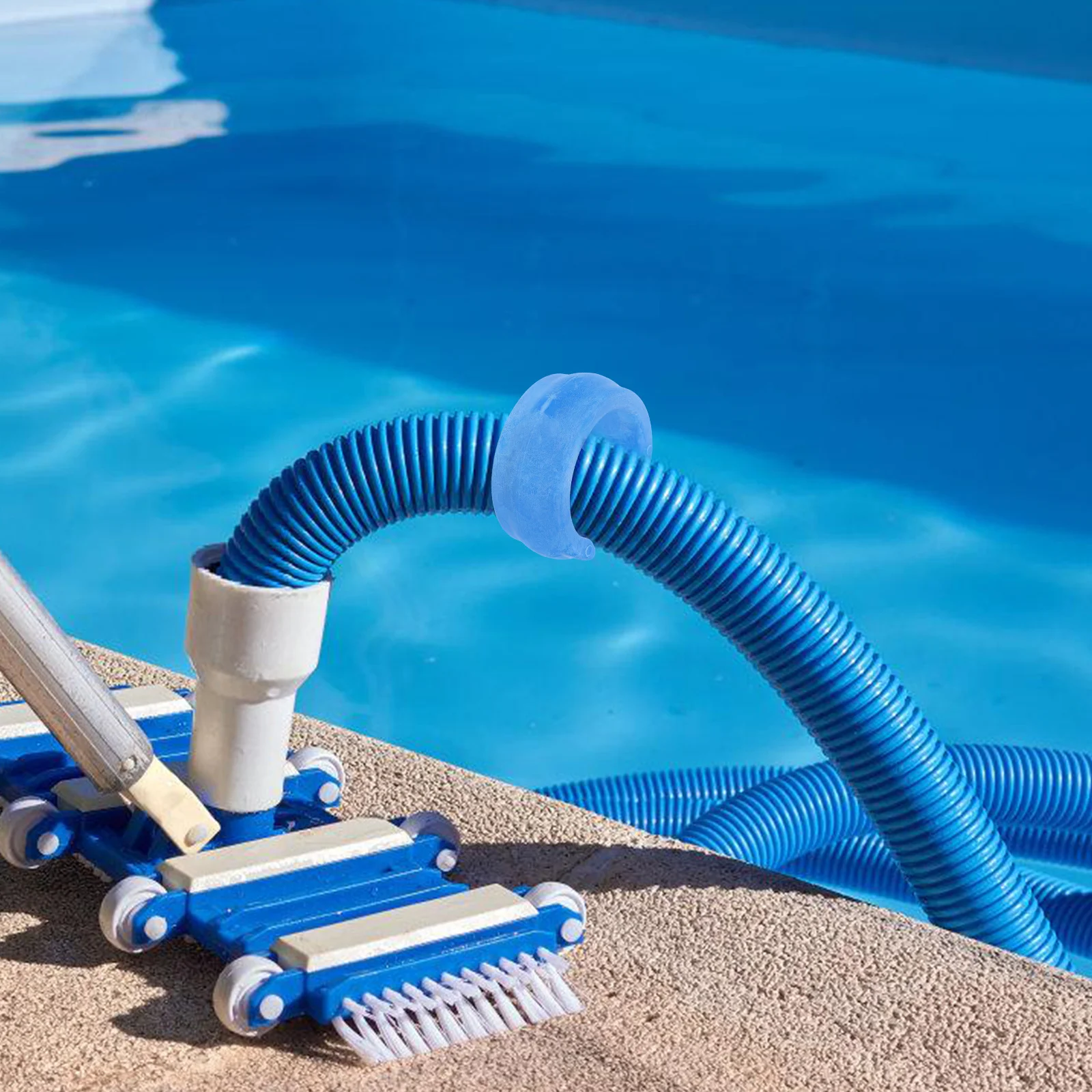 

2pcs Pool Cleaner Hose Weight Blocks Universal Replacement Weights PP Material Blue Durable Heavy Design Suitable Home Public