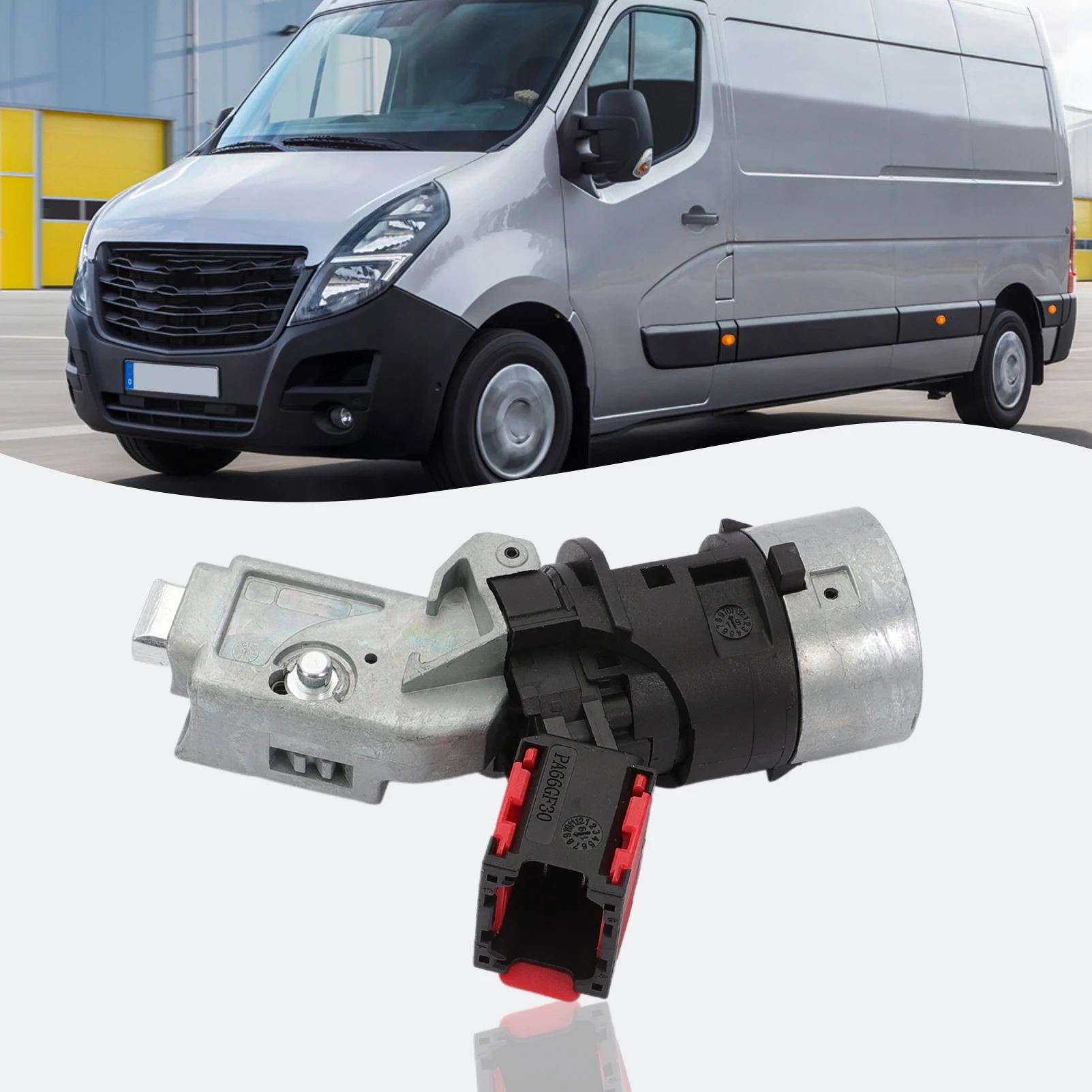 Front Left Door Lock Kit with 2 Keys For Renault Kangoo Iii Modus Master Vauxhall Opel  806012544R