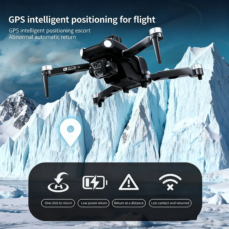 Novo Z103 GPS Drone 8K Profissional HD Câmera Dupla Wifi 360 °   Evitar obstáculos Brushless Dobrável Quadcopter RC Drone Brinquedo Presentes