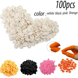 100 disposable latex finger covers, anti-static natural anti-static fingertip protective gloves, work nail art tools