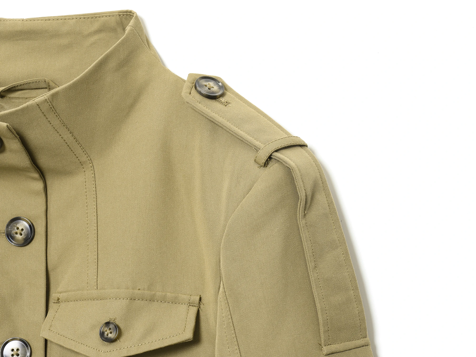 Neue Herbst-Damenbekleidung 2025, im europäischen und amerikanischen Stil, taillierte, modische, mit Riemen verzierte Taschenjacke