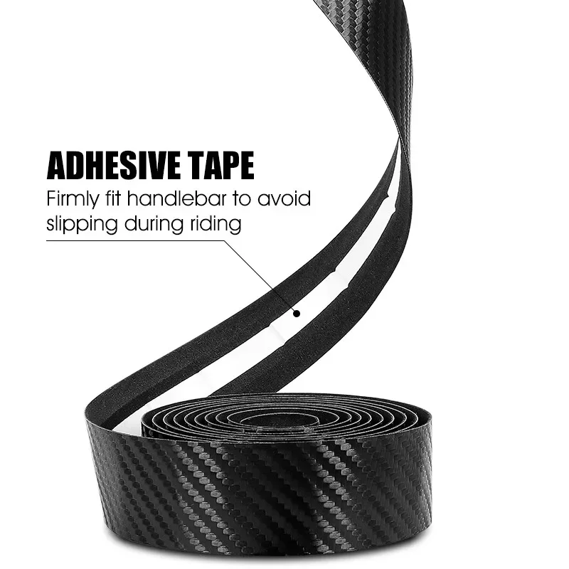 Road Bike Tape Carbon Fiber Texture Handlebar Cover Anti-Slip Bicycle Handles Bar Wrap Race Gravel Cycling Handles Tape Ribbon