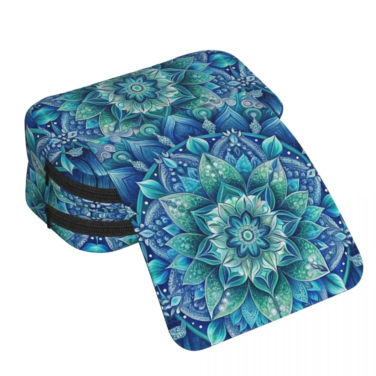 Bohemian Mandala Print Pattern Pencil Case for Boys Girls School Pen Box Pencil Bag Stationery Supplies Pen Holder Bag