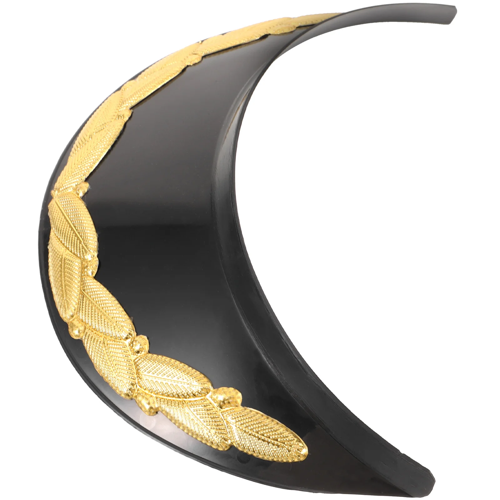 

Golden Wide Brim Hat Visor for Sailor Cap Replacement Elegant Marine Accessory Yacht Boating Sailing Hat Brim Women Fashion Sun