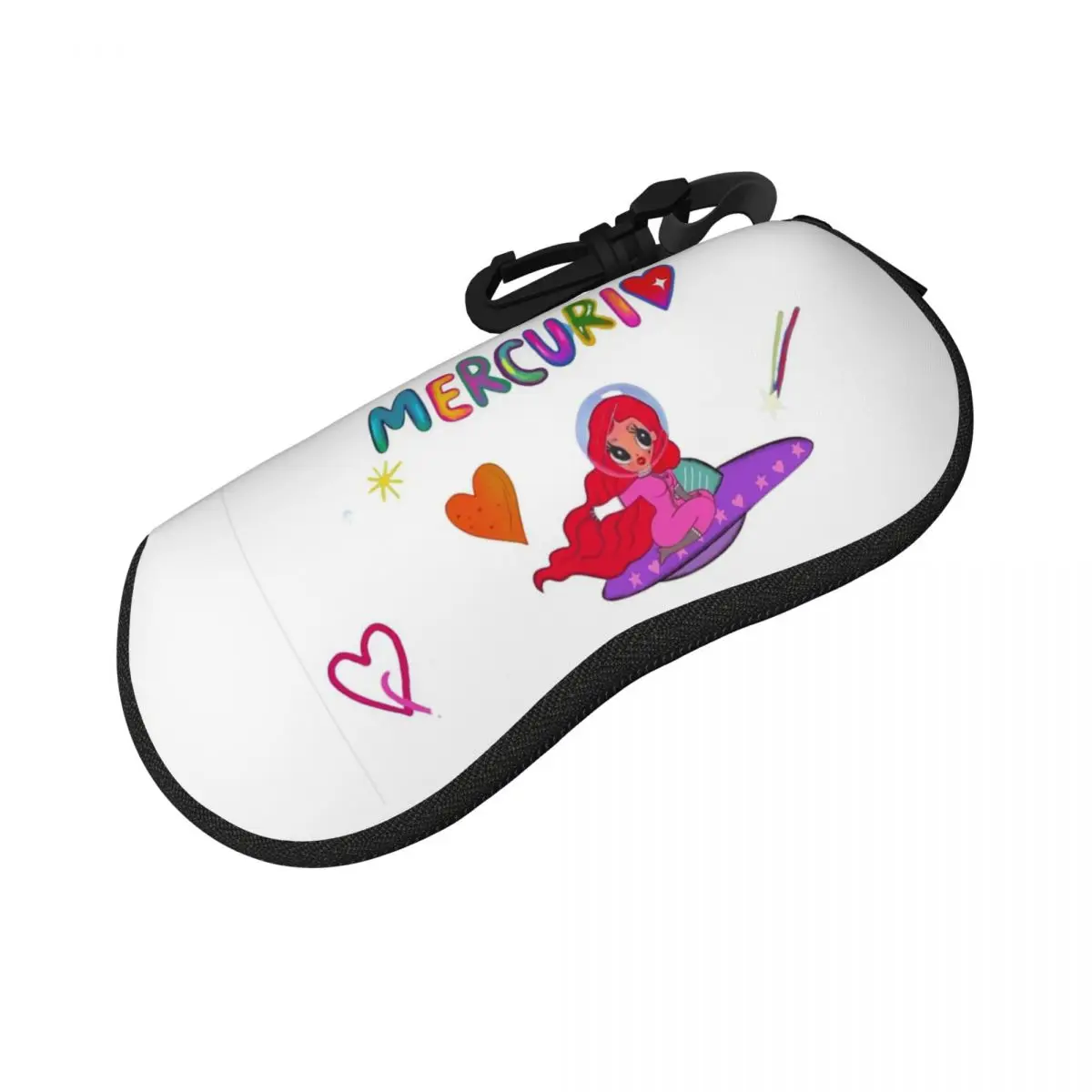 

Karol G Bichota Heart (19) Shell Glasses Case Protector Sunglasses Box Women Men Soft Eyeglass Bag Pouch